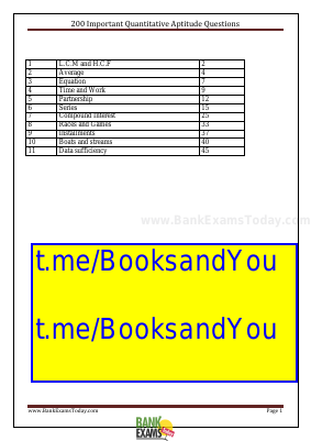 200 Important Quantitative Aptitude Questions (1).pdf